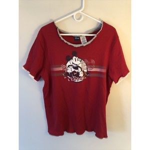 Disney Mickey Mouse Shirt Women's Large The Mickey League Super Allstars Only